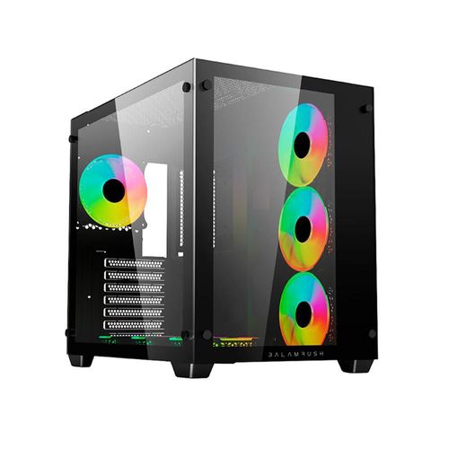 Gabinete gamer balam rush gm930 atx 4 fan rgb usb br-935944