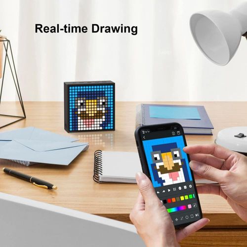 Bocina Bluetooth Divoom TimeBox Evo con pantalla LED de 16 x 16