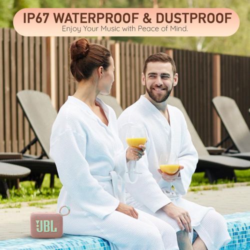 Bocina inalámbrico Bluetooth JBL Go 4 Portátil IP67 Negro