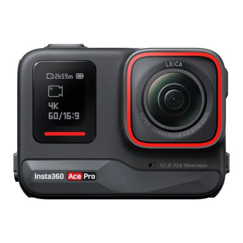 Insta360 Ace Pro Cámara de Acción 4K 8K, Impermeable, IA, Pantalla Abatible, Estabilización Avanzada