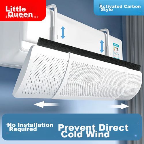 Deflector para aire acondicionado XIAOHUANGHOU Blanco