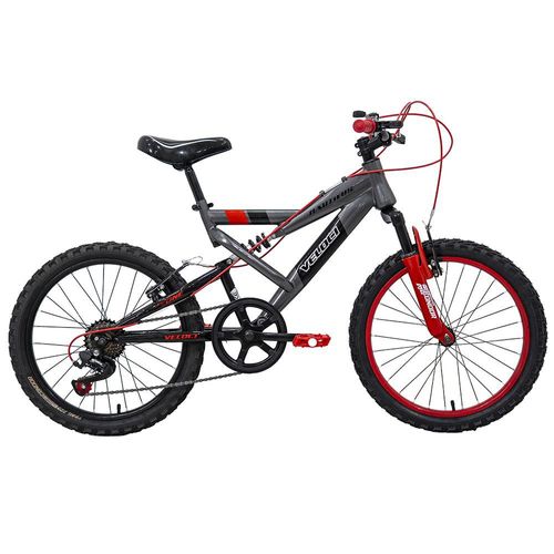 Bicicleta Veloci Nautilus D/Susp Rodada 20 Gris Infantil
