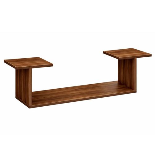 Repisa Flotante Tv Sala Elegante Minimalista 130 Cm Calidad Resistente Cafe