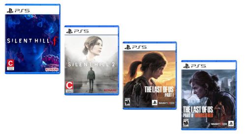 BUNDLE Ps5 The Last of Us Parte 1 + PS5 The Last of Us Part II Remastered + Ps5 Silent Hill F + PS5 Silent Hill 2