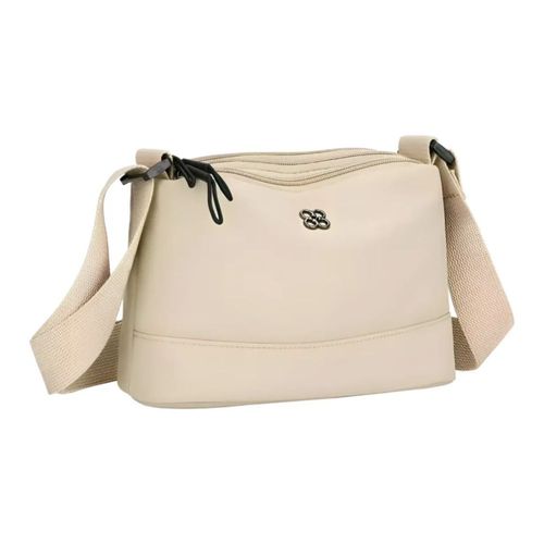 Bolso Suave De Hombro Para Mujer Color Beige