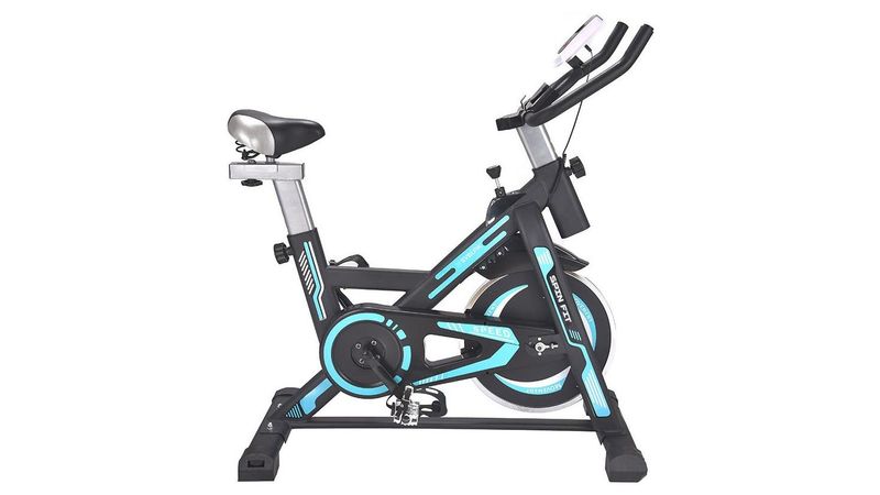 Bicicleta Fija Centurfit Blanca Spinning 8 Kg