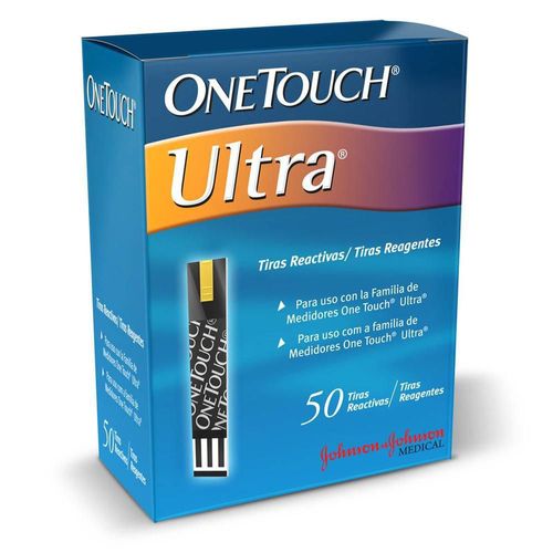Tiras reactivas one touch ultra 50 piezas