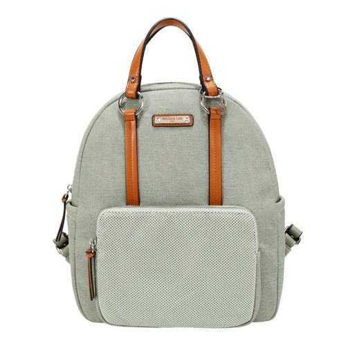 Mochila Mediana Nicole Lee Con Malla Estilo Urban SS26