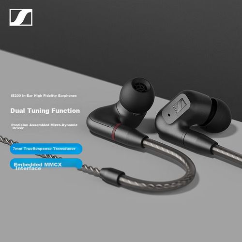 Audífonos Sennheiser IE200 In-Ear Negros
