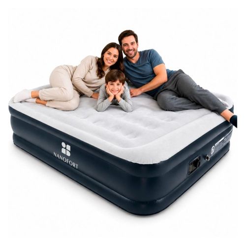Colchon Inflable Queen Size Bomba Integrada Automatica
