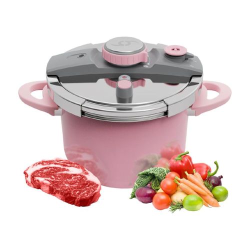 Olla de Presión 6L Acero Inox Rosa Bogner BPC06P