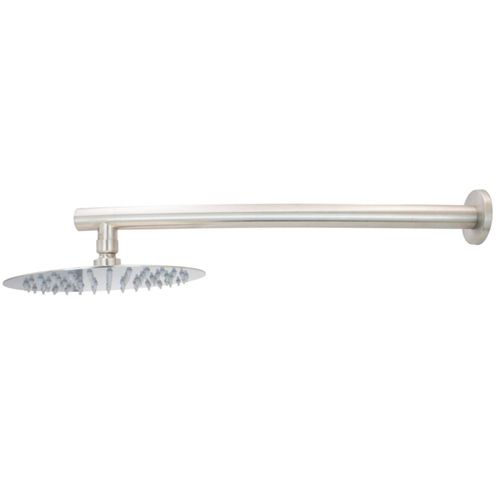 Regadera Redonda de 25cm Satinada con Brazo Redondo