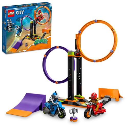 Juguete LEGO City Stuntz Spinning Stunt Challenge 60360-1 6+