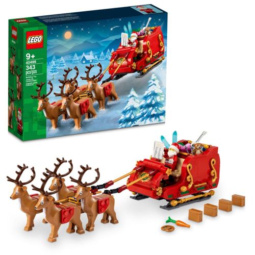 Set de construcción LEGO Santa's Sleigh 40499 para niños de 9 a 13 años