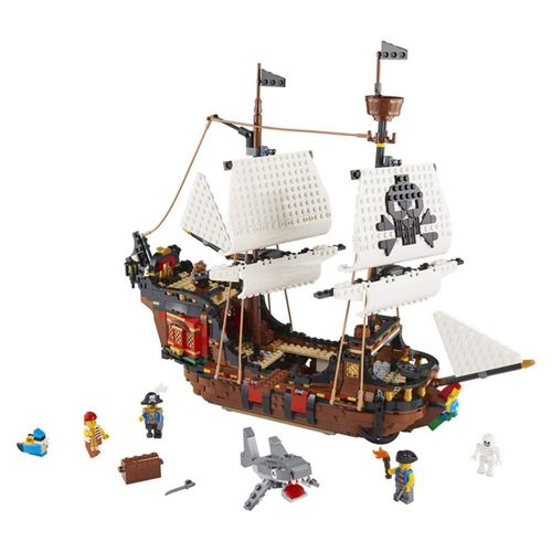 Set de construcción LEGO Creator 3 en 1 Pirate Ship 31109 Kids 9+ Y