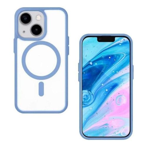 Funda Case Transparente Clear De Colores Para iPhone Magsafe