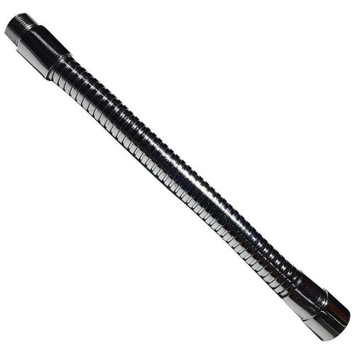 Cuello de ganso cromado para microfono 20cm