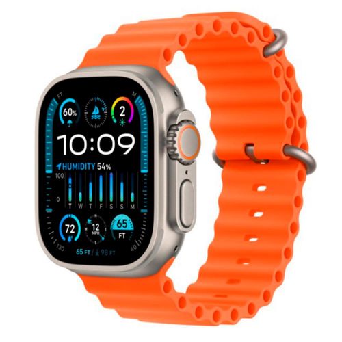 Apple Watch Series Ultra 49Mm Titanio Plata/Naranja Reacondicionado