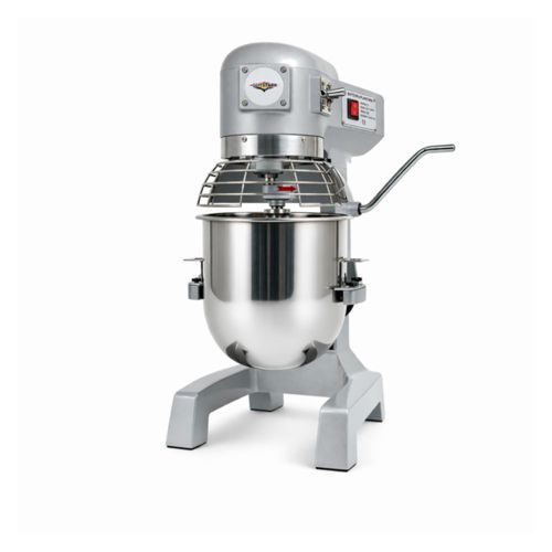 Batidora Pedestal 10 Lts Industrial Planetaria Acero Inoxidable 370W Batido Mezcla Amasado 3 Vel 502 RPM Max Bowl Ajustable Uso Comercial Profesional