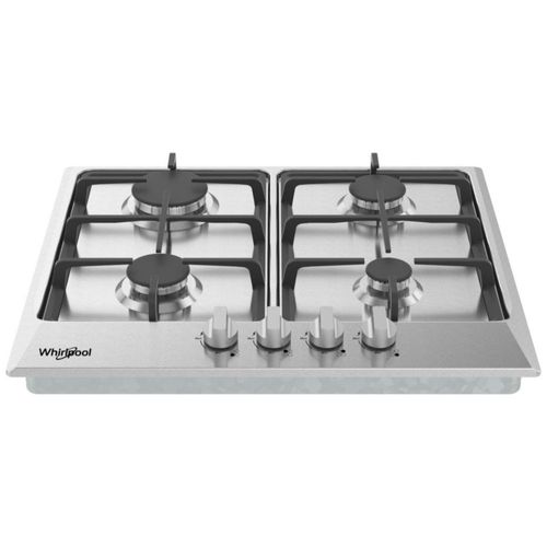 Parrilla Gas Empotre Whirlpool WP2420S 58 cm 4 Quemadores Acero Inoxidable