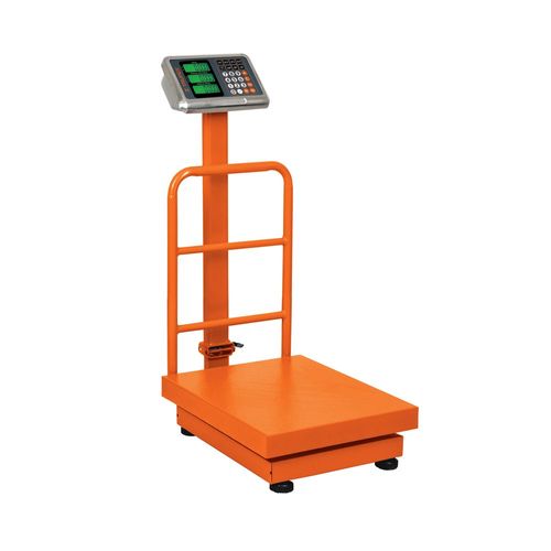 Báscula electrónica de plataforma TRUPER 200 kg BAS200PLA naranja
