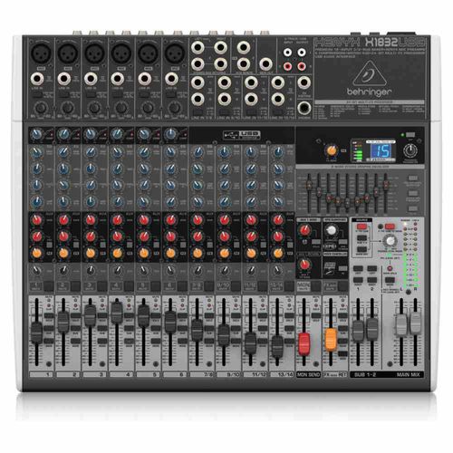 Behringer X1832USB Mezcladora Análoga 18 Canales Con Efectos Y USB