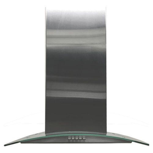 Campana Pared Ajustable IHD CH MILAN 60 cm Acero Inox y Cristal Curvo