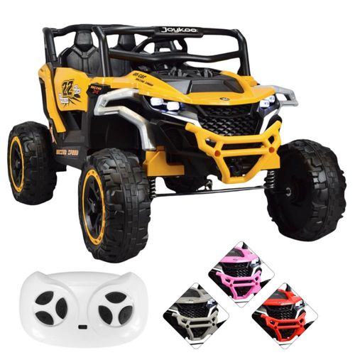 Montable Electrico Speed para Niños Control Remoto Luz Led 12v - Amarillo