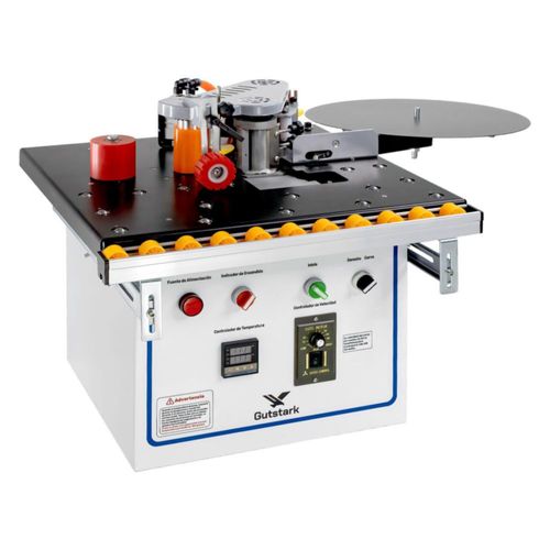 Enchapadora de Cantos Automatica 1200W Gutstark Capacidad 1L Velocidad Regulable Corte Recto Curvo Madera