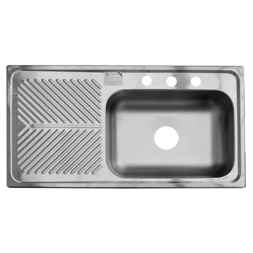 Fregadero Cocina Empotrar 1 Tina 101x54x15 Eb M201 Izquierda