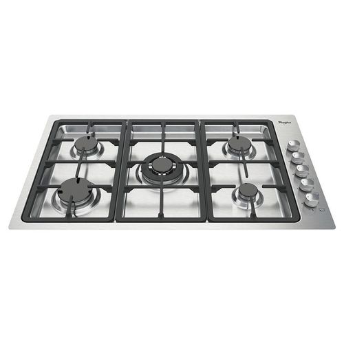 Parrilla Gas Whirlpool 5 Quemadores 36" Acero Inoxidable WP3550S