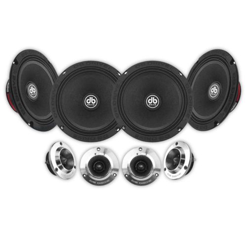 Set de Medios Rangos Open Show DB Drive PRO6K4MT 500W 6.5 PLG