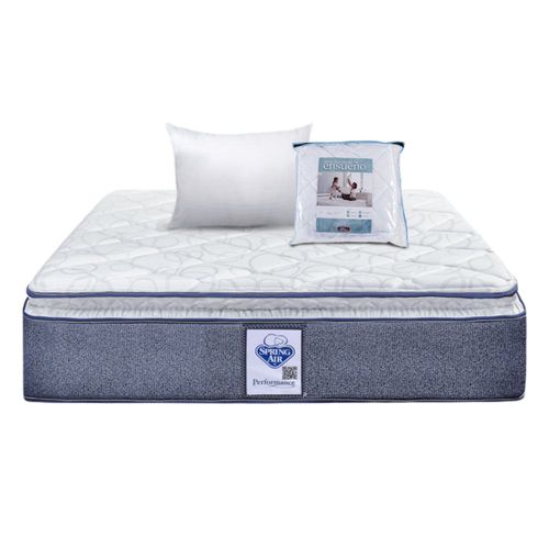 Colchón Spring Air Vendome Individual + 1 Almohada + Protector Individual Ensueño