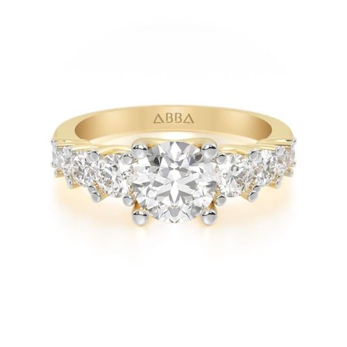 Anillo de Compromiso Luzía 14k Oro Abba Joyas