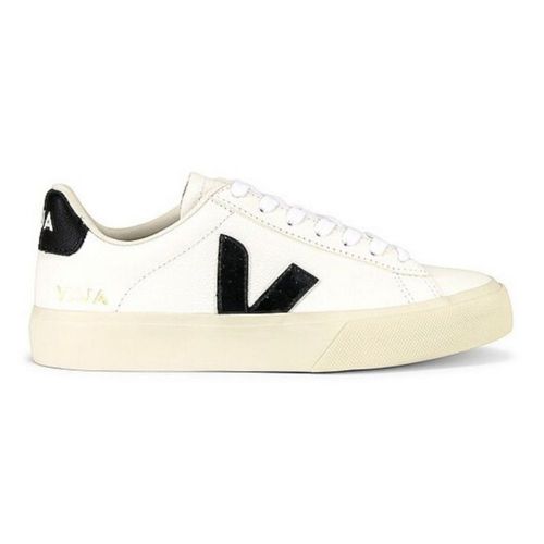 Tenis Veja Campo Color Blanco Logo Negro