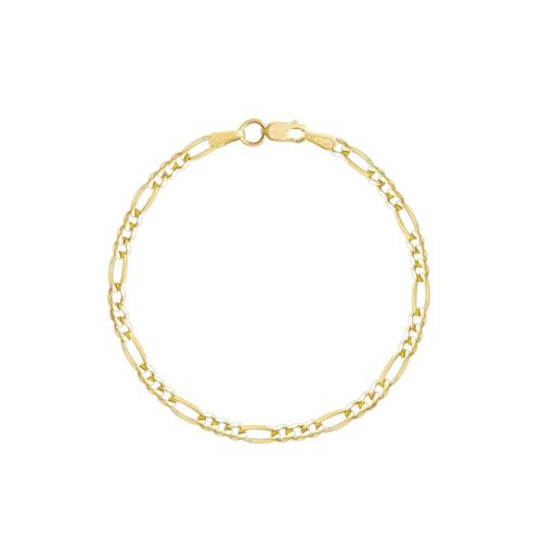 Esclava Cartier 5mm 21cm 10k Oro Italiano Abba Joyas