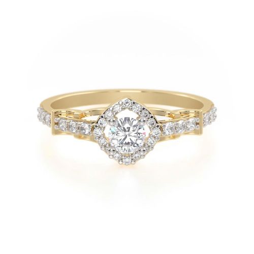 Anillo de Compromiso Yari 10k Oro Abba Joyas