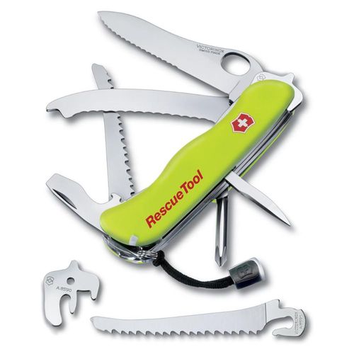 Navaja Victorinox Rescuetool Amarilla 13 Funciones Emergency