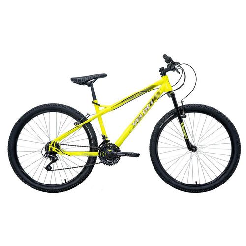 Bicicleta Veloci TRX M/Rig Rodada 26 Amarillo De Montaña