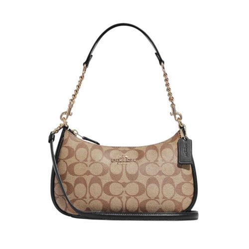 Bolsa Coach Crossbody Teri Café Claro