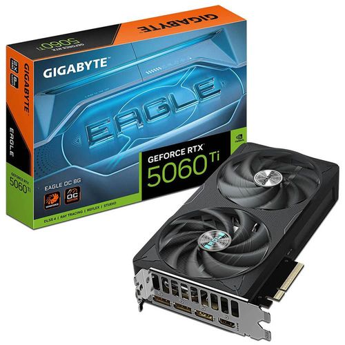 Tarjeta de Video NVIDIA GeForce RTX 5060 TI Gigabyte Eagle OC 8G, 8GB GDDR7, 1xHDMI, 3xDisplayPort, PCI Express 5.0