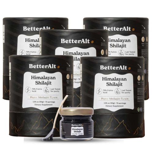 Resina de Shilajit Better Alt Pure Himalayan 400 mg 375 porciones