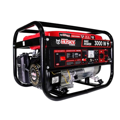 Generador a Gasolina Monofásico Husky HKG3100 3000W 110/220V