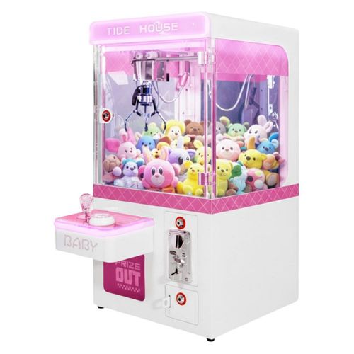 Mini Maquina Garra Peluche Mini AUDIOTEK Doll Caza con Luz LED Sonido Tankman Juego Arcade Infantil Ideal para Regalo Diversion en Casa