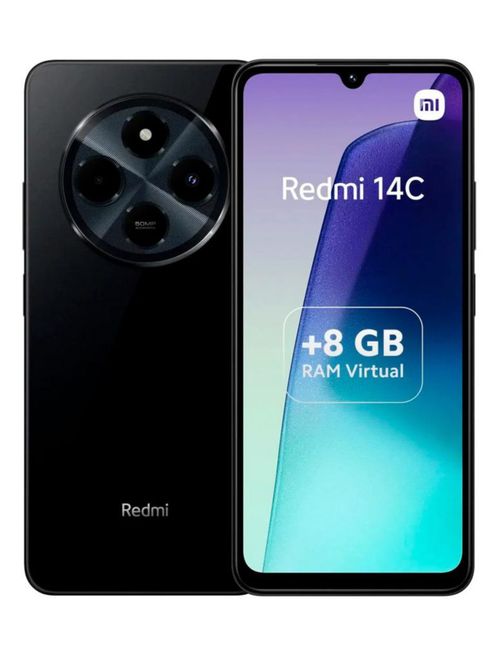 Smartphone 14C 256GB + 8GB RAM Negro