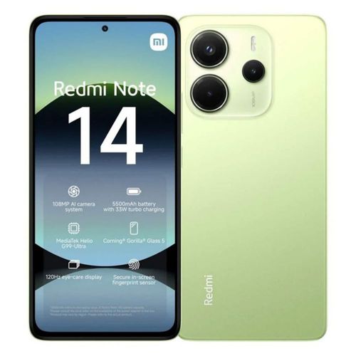 Xiaomi Redmi Note 14 6GB RAM 128GB Verde Limón