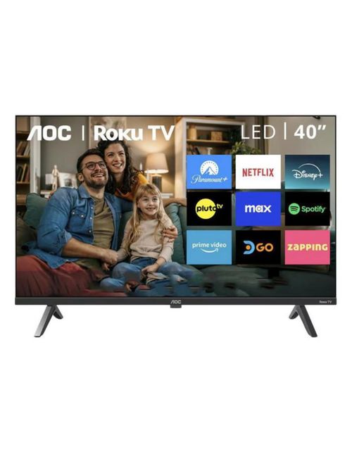 PANTALLA SMAR TV LED AOC DE 40 PULGADAS FULL HD CON ROKU TV