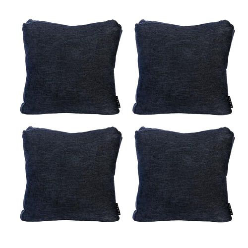 Cojin decorativo cuadrado grande Set de 4 Zita Dicasa Azul RGH