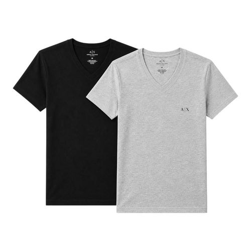Playera Armani Exchange Cuello V 2pack