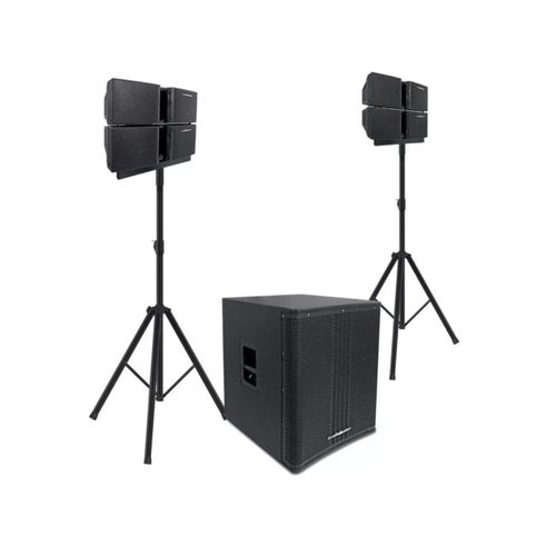 Sistema Lineal Con Subwoofer De 18" Audiobahn MURDER18X